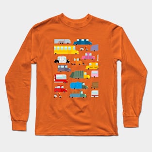 boys and cars Long Sleeve T-Shirt